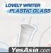 Lovely Writer - Plastic Glass