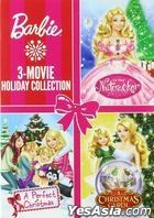 Barbie: 3-Movie Holiday Collection (Barbie: A Perfect Christmas / Barbie in a Christmas Carol / Barbie in the Nutcracker) (DVD) (美國版)