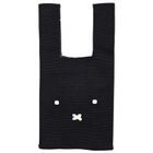 Miffy Knit Shopping Bag (Face/Black)