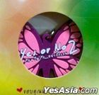 Yes Or No 2 - Butterfly Keychain