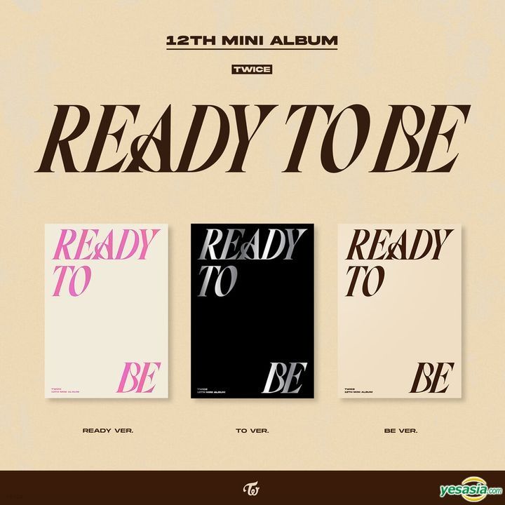 YESASIA: Twice(トゥワイス) 12th ミニアルバム - READY TO BE (Set