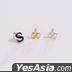 Infinite : Kim Sung Kyu Style - S-line Earring (Black)