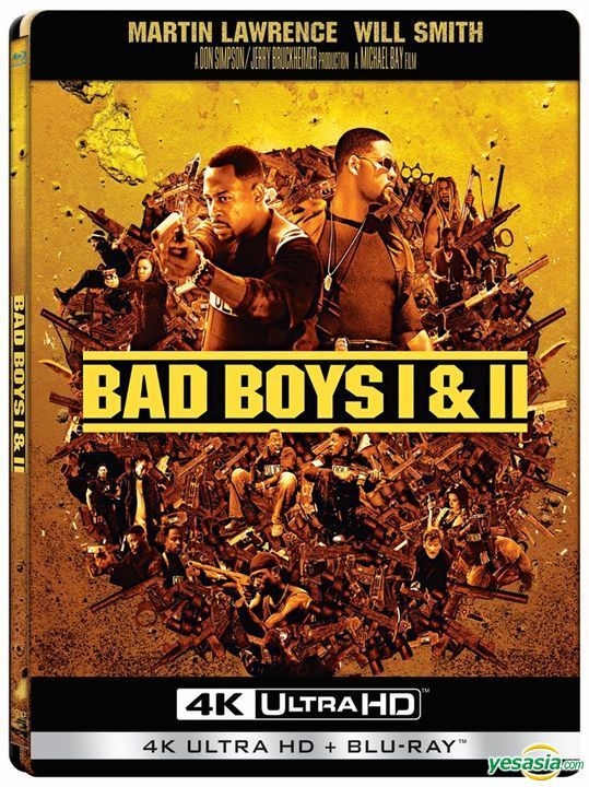 YESASIA: Bad Boys (1995) + Bad Boys II (2003) (4K Ultra HD + Blu 