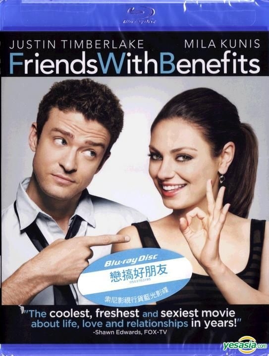 YESASIA: Friends with Benefits (2011) (Blu-ray) (Hong Kong Version) Blu-ray  - Justin Timberlake, Mila Kunis, Intercontinental Video (HK) - Western /  World Movies & Videos - Free Shipping - North America Site