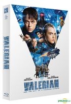 Valerian and the City of a Thousand Planets (Blu-ray) (Scanavo Full Slip Numbering Limited Edition) (Character Card + Postcard) (Korea Version)