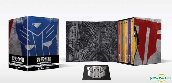 Yesasia Transformers 6 Film Steelbook Collection 4k Ultra Hd Blu Ray 12 Disc Steelbook 3751