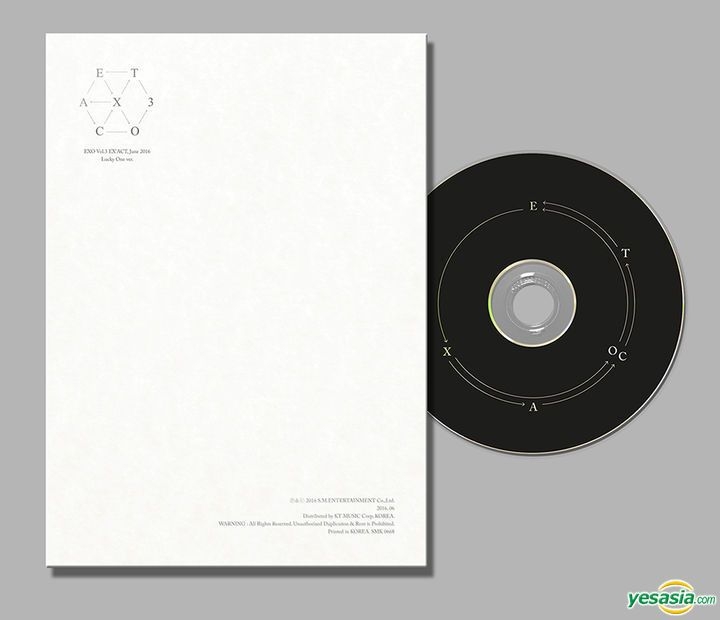 YESASIA: EXO Vol. 3 - Ex'act (Chinese Version) (Lucky One Version