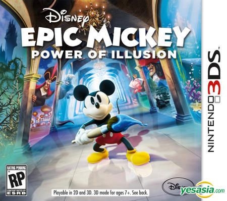 YESASIA : Disney Epic Mickey 2: Power of Illusion (3DS) (美國版