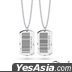 Anti Reset Merchandise - "I am your no.9" & "You Are My no.9" CP Barcode Necklace Set (2pcs)