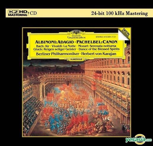 Yesasia Albinoni Adagio Pachelbel Canon K Hd Limited Edition Cd Herbert Von Karajan