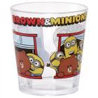 Brown & Minions Clear Plastic Cup