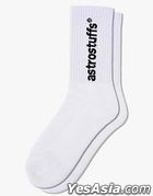 Astro Stuffs - Logo Crew Socks (White)