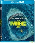 The Meg (2018) (Blu-ray) (2D + 3D) (Hong Kong Version)