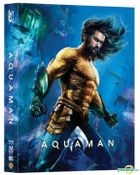 Aquaman (2018) (Blu-ray) (2D + 3D) (Double Lenti Steelbook) (Hong Kong Version)