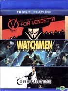 V For Vendetta / Watchmen (Director's Cut) / Constantine (Blu-ray) (Triple Feature) (US Version)