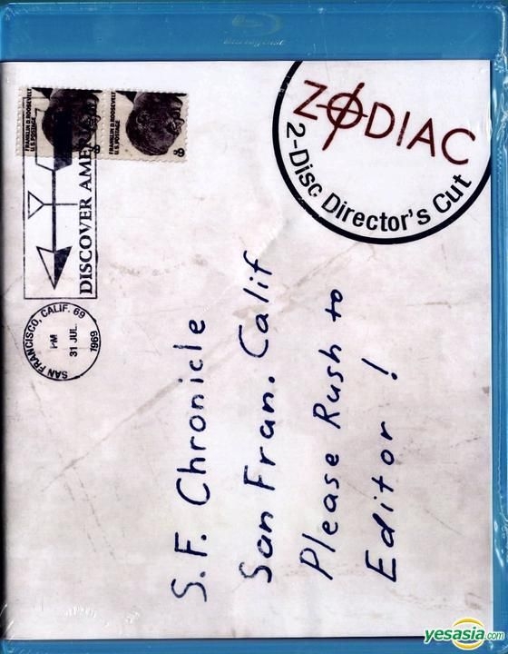 YESASIA Zodiac 2007 Blu ray Director s Cut US Version Blu