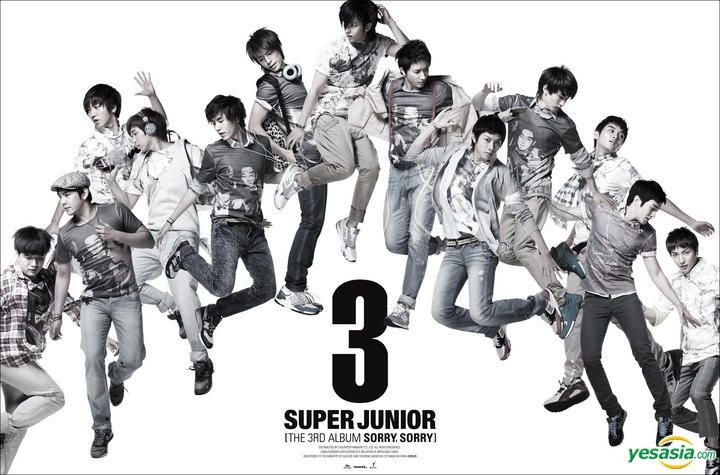 Yesasia Super Junior 3集 Sorry Sorry バージョン C Cd Super Junior スーパージュニア Smエンタテインメント 韓国の音楽cd 無料配送