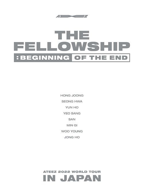 YESASIA: 2022 WORLD TOUR [THE FELLOWSHIP : BEGINNING OF THE END] in JAPAN  [BLU-RAY] (Japan Version) Blu-ray - ATEEZ - Japanese Concerts & Music  Videos - Free Shipping - North America Site