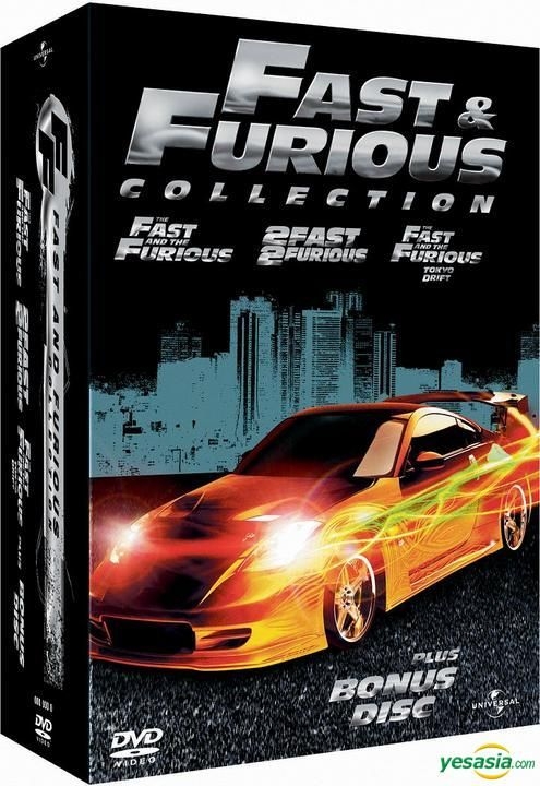 YESASIA: The Fast & The Furious 1-3 DVD Box Set (Hong Kong Version