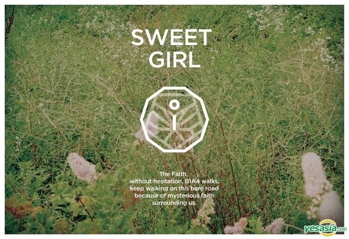 B1A4 Sweet Girl *Official POSTER* KPOP BOY Ver. 