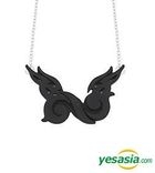 Infinite Style - Infinite Wings Necklace (Black)