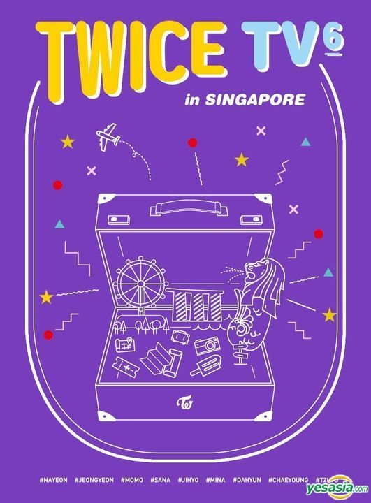 YESASIA: TWICE TV6 - TWICE in SINGAPORE (3DVD + Photobook +
