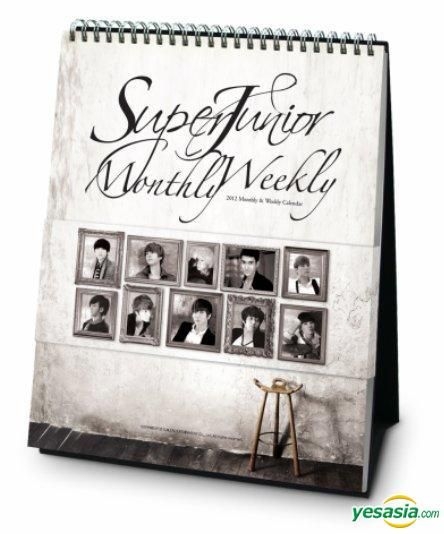 YESASIA: Super Junior - 2012 Desk Calendar MALE STARS,GROUPS,CALENDAR