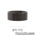 BTS: Jin & Kang Daniel Style - Anodizing Ring (Black) (Size 9-10)