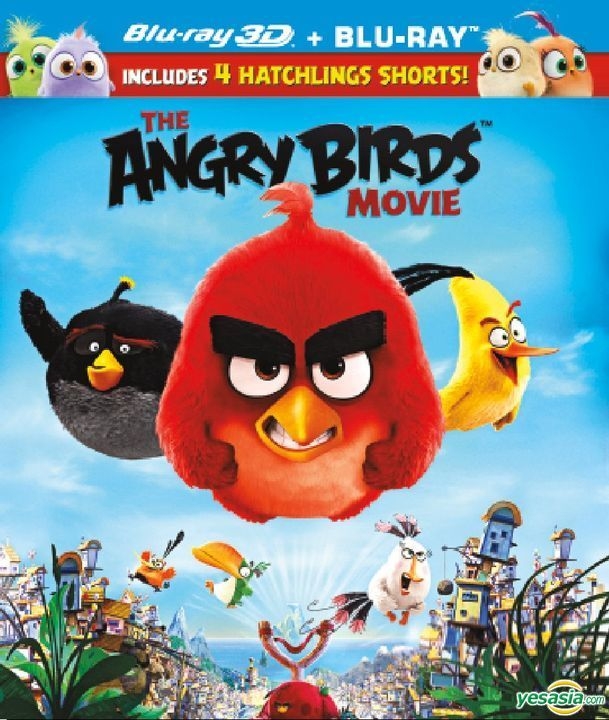 YESASIA: The Angry Birds Movie (2016) (Blu-ray) (2D + 3D) (Hong Kong ...