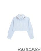 Colors Culture - CC North Star Crop Shirt In Baby Star Dust (Size L)