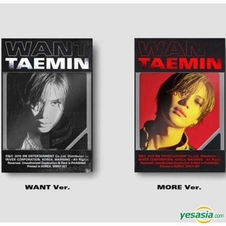 テミン　WANT キノアルバム　Kihno Kit SHINee ② SHINEE TAEMIN WANT 2ND MINI ALBUM KIT - Kpop USA