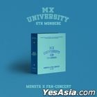 Monsta X - 2021 Fan-Concert MX UNIVERSITY (KiT Video + Badge + Postcard Set + Brochure+ Envelope + Unit Photo Set + Polaroid Photo Set + Folded Poster) (Korea Version)
