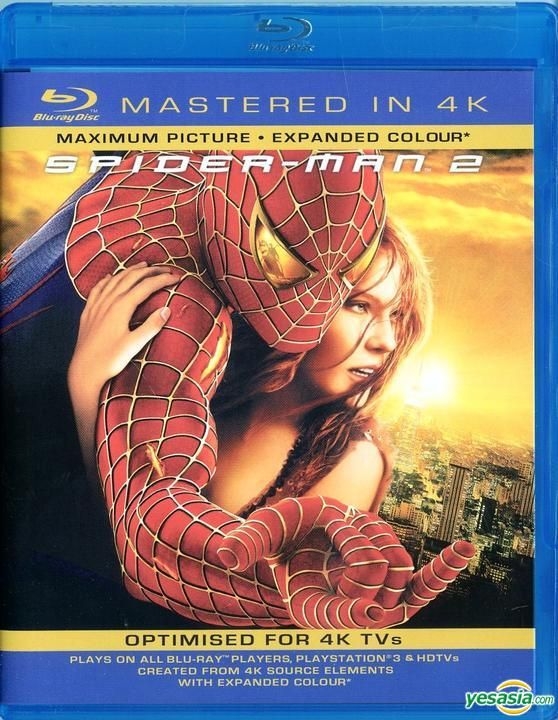 YESASIA: Spider-Man (2002) (Blu-ray) (Mastered in 4K) (Hong Kong Version)  Blu-ray - Tobey Maguire, Kirsten Dunst, Intercontinental Video (HK) -  Western / World Movies & Videos - Free Shipping - North America Site