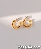 BTS : Suga Style - Carpi Earrings (Gold Pair)