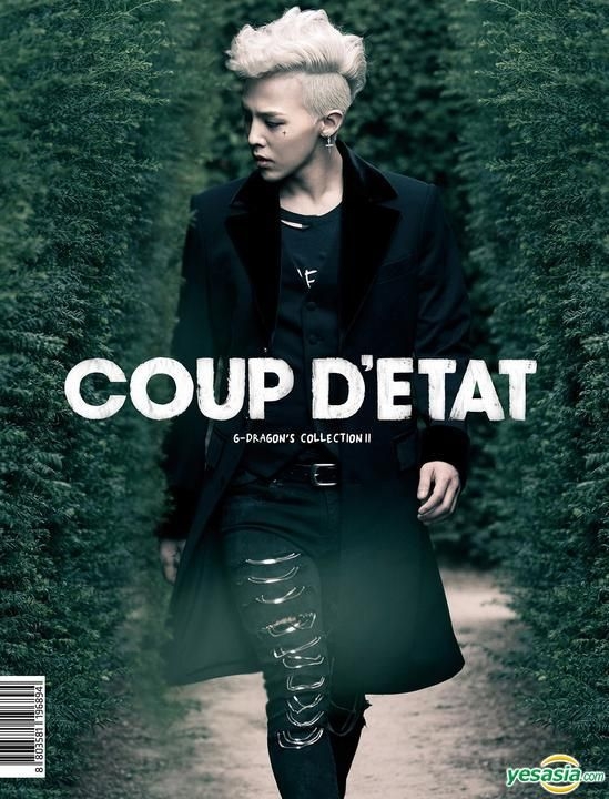 G-Dragon BIGBANG Vol BOOKLET+ POSTER COUP D'ETAT CD Black Ver. OPTION 2 