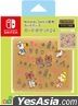 Nintendo Switch Card Case Card Pocket 24 Animal Crossing: New Horizons Line Art (Japan Version)
