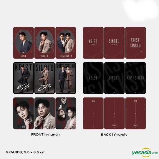 YESASIA: Krist/Singto - Signature Series Exclusive Photocard Set  PHOTO/POSTER,Celebrity Gifts - Singto Prachaya Ruangroj, Krist Perawat  Sangpotirat - Other Asia Movies & Videos - Free Shipping