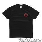 KOLOR IS LIVE 2021 | KOLOR Black T-Shirt (红色荆棘刺绣) (Size XL)