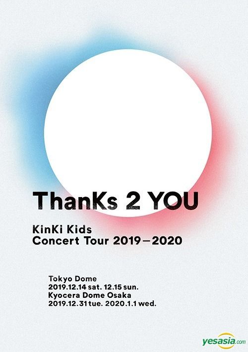 YESASIA : KinKi Kids Concert Tour 2019-2020 ThanKs 2 YOU (普通版