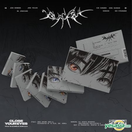 YESASIA: CLOSE YOUR EYES Mini Album Vol. 3 - blackout (eyes ver