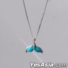 BTS : Jung Kook Style - Blue Ocean Necklace (Small)