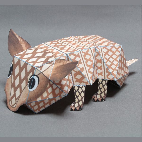 YESASIA: Paper Craft: Surprised Armadillo - Kamikara - Lifestyle