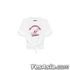 BLACKPINK 'Ice Cream' Official Goods - Tie-up Ice Cream Cone T-shirt (White) (Medium)