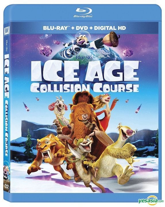 YESASIA: Ice Age: Collision Course (2016) (Blu-ray + DVD + Digital