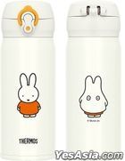 Miffy : Thermos 400ml Vacuum Insulated Bottle JNL-404B (White_Orange)