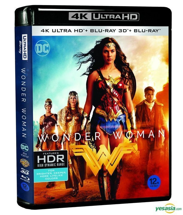 YESASIA: Wonder Woman (4K Ultra HD + 3D + 2D Blu-ray) (3-Disc) (Limited ...