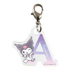 Sanrio Kuromi Initial Bag Charm / Keyring (A)