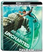 Uncharted (2022) (4K Ultra HD + Blu-ray) (Steelbook) (Taiwan Version)