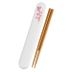 Hakoya SAKURA 18.0 Slide Chopsticks Box Set (White)