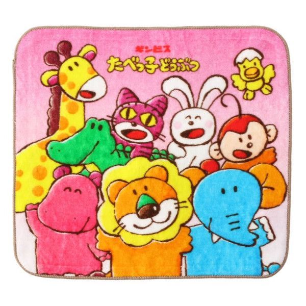 YESASIA Tabekko Doubutsu Hand Towel (Animal Pattern) ITS' DEMO
